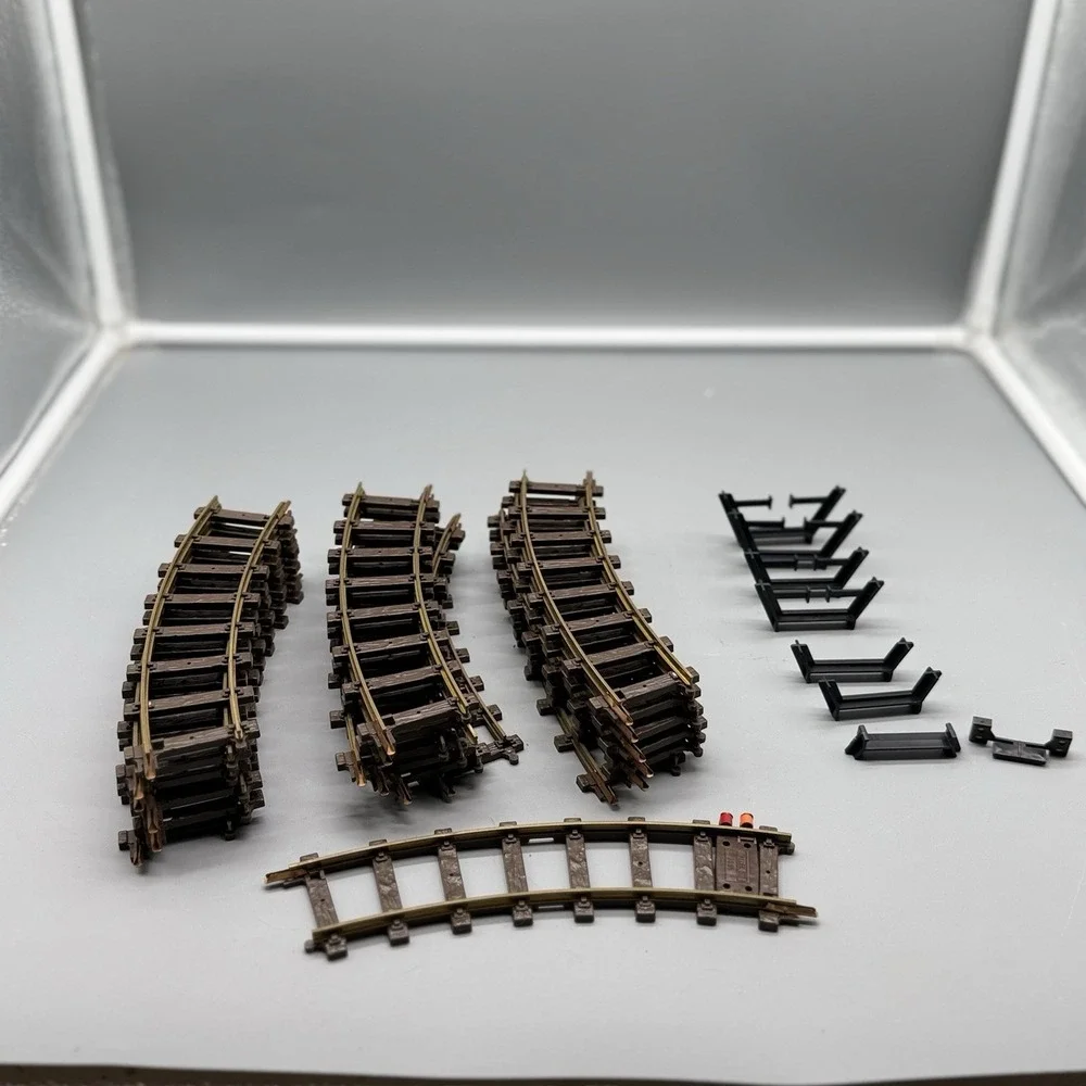 Walthers Faller Rocky Mountain Express Track Lot 19 Pc Curve & Supports 3895